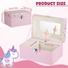 Huiguli Jewellery Box Musical for Girls, Ballerina Jewellery Box Musical