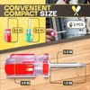 2Pcs Flat & Cross Head Screwdrivers – Mini Screwdriver Set