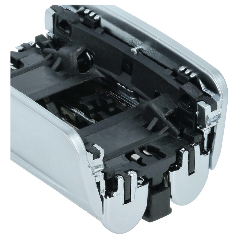vhbw Ersatz-Scherkopf kompatibel mit Braun Series 8 Elektrorasierer, Silber