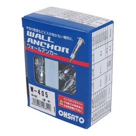 Ooari Wall Anchor W-405 Suitable for Wall Thickness 2~5, 50-Piece Pack (49-651)