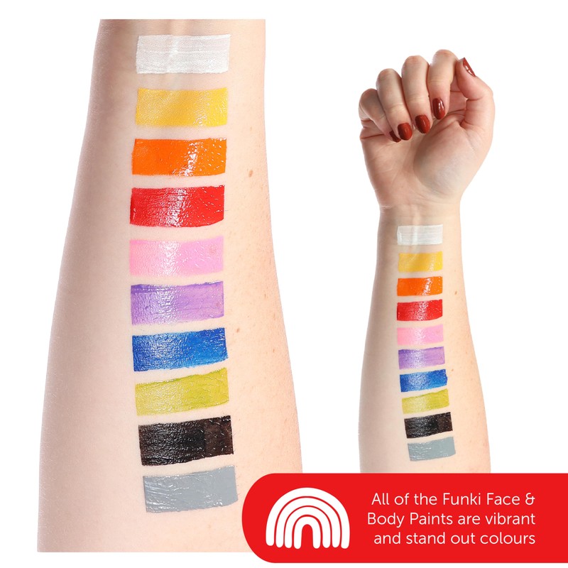 Red, White & Blue Oil-Based Facepaint - Pot of Red,