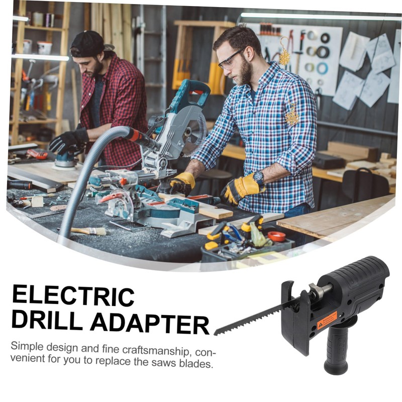 Operitacx 1Set Electric Drill Modified Tool Adapter Portable Reciprocating Saws
