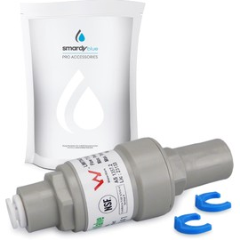 smardy Pressure Regulator for Water Filter Systems, 1/4 Inch Hose Connection, 2.75 Bar Pressure Regulator, Water Pressure Limiter Ideal for Osmosis Systems, Side-by-Side Refrigerators, Water Dispenser