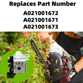 RB-K92A Carburetor Tune Up Kits Compatible With Echo RB-K92 HC-152 HC-2210 HC-2810 HC-3810 Shindaiwa DH235 DH232 Hedge Trimmer Parts Carb Replaces A021004740