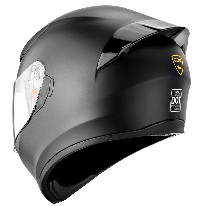 Bluetooth Motorcycle Helmet, Black (Large)