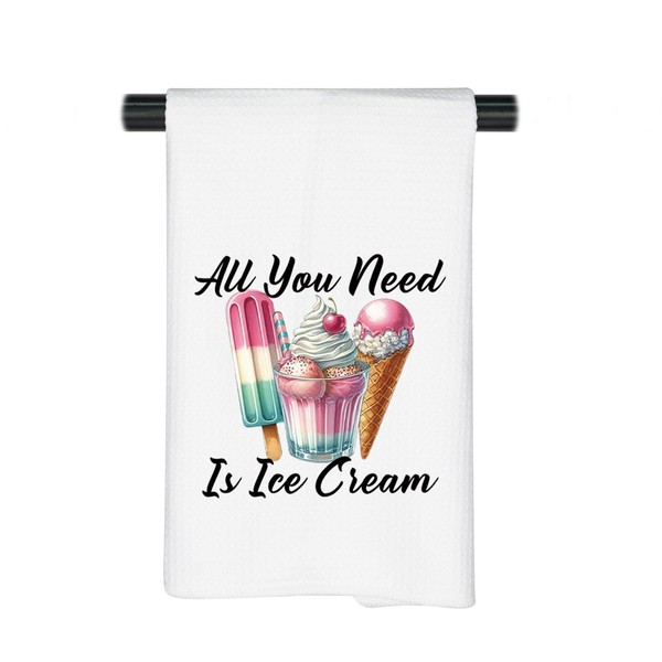 Summer Kitchen Towel All You Need is Ice Cream Kitchen