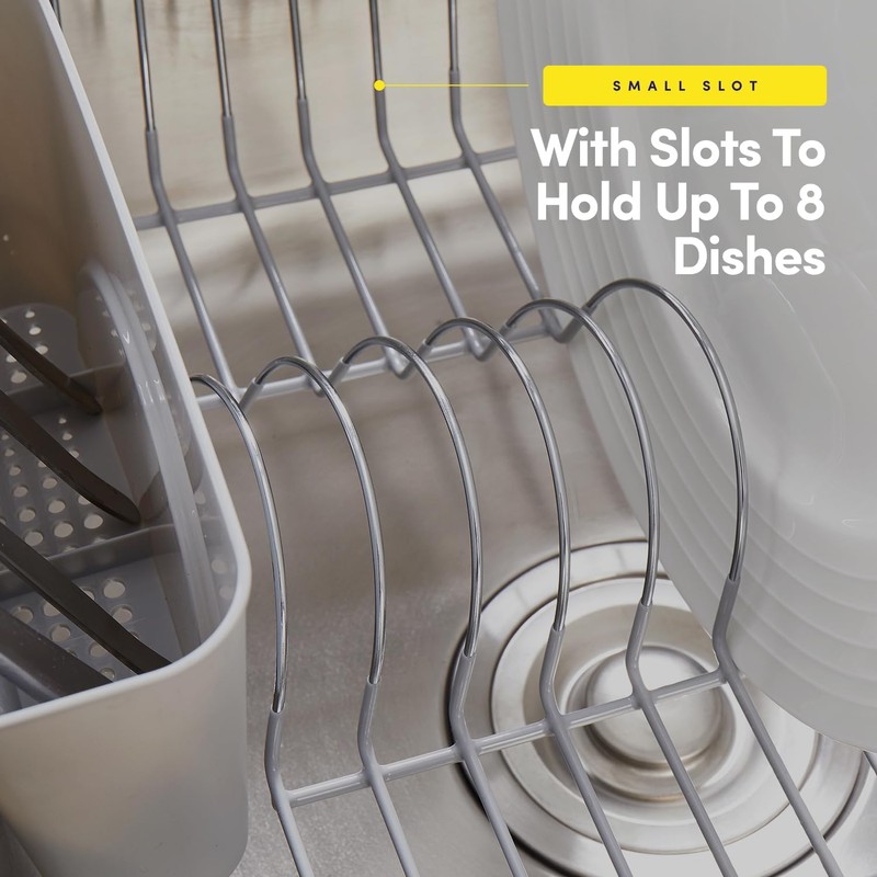 Dish Drying Rack & Cutlery Holder 2 Piece Set -