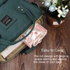 MengH-SHOP Canvas Pen Roll 72 Holes Coloured Pencils Pencil Case