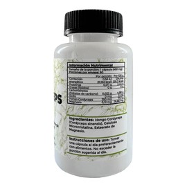 5H8 Nutrition Cordyceps | 90 Cápsulas | Suplemento Alimenticio de Hongos Cordyceps