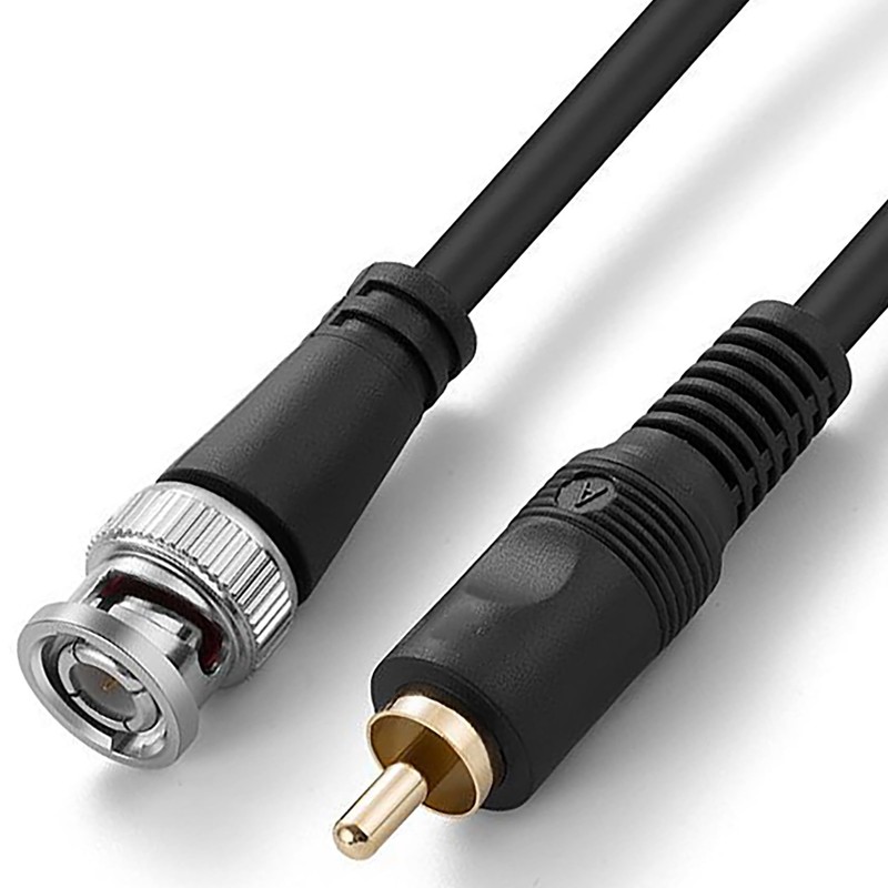 tunghey BNC to RCA Adapter Cable RCA Male to BNC
