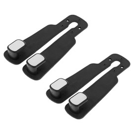 Partuto 2 Pcs Universal Car Seat Headrest Hook for Most Cars, SUVs, and Trucks Car Seat Back Organizer Hooks Sturdy Black Blue 6.30"x3.15"