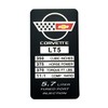 1Pc C4 Corvette 1990 LT5 Engine ID Spec Metal Data