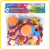 READY 2 LEARN Glitter and Foam Stickers - Stacking Flowers