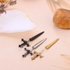 Aroncent Goth Accessories Sword Earrings: Gothic Punk Stainless Steel Cool