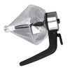 Honey Syrup Dispenser with Stand Multipurpose Honey Jar Clear Glass