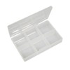 6-Compartment Square Pill Case Container TJ/Portable Pill Case/Pill Container/Pill Box 8ea
