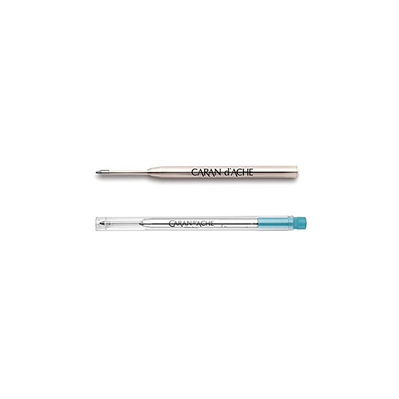 Caran d'Ache Goliath 8.421.191 Ballpoint Pen Refill Medium Turquoise Length