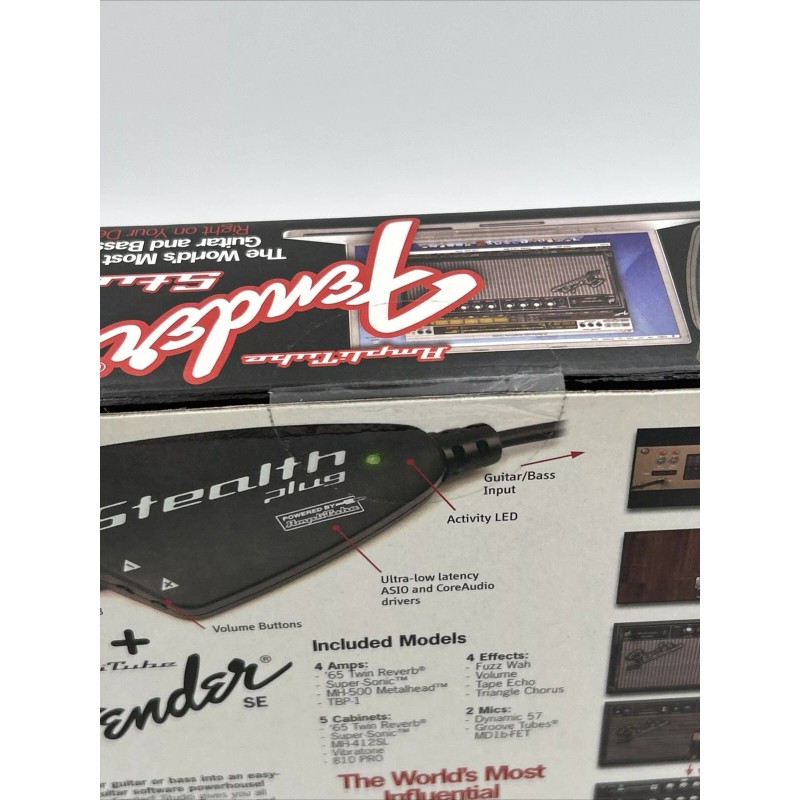 IK Multimedia Fender Amplitude Studio IK Multimedia Stealth Plug Guitar