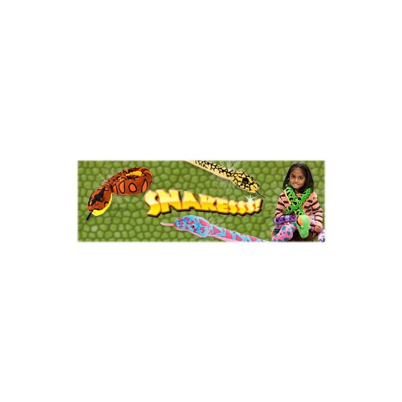 Wild Republic Snake Plush, Stuffed Animal, Plush Toy, Gifts for