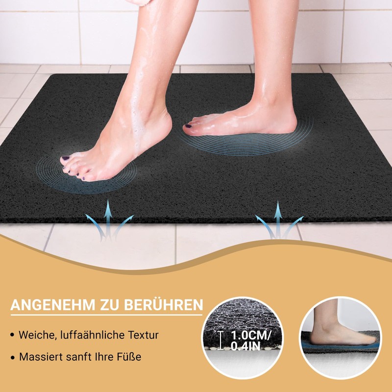 COSYLAND Non-Slip Shower Mat 60 x 60 cm - Shower