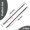 2 Pack 18" Air Hammer Bits Attachments,0.401 Inch Shank Chisel
