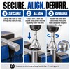 5 Pack Stainless Steel External Deburring Chamfer Tools with 7mm