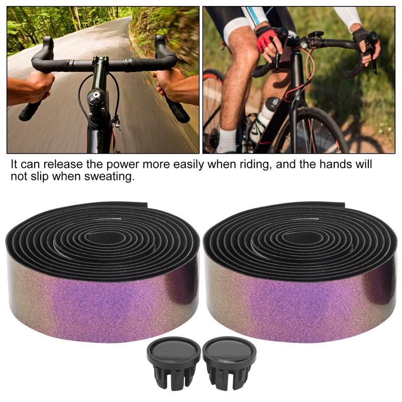 Cycling Handlebar Tape EVA PU AntiSlip Damping Breathable Road Bike