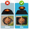 Fire Pit Mat for Decking, 65"×48" Reusable Fireproof Mat 165×120
