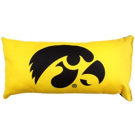 College Covers Everything Comfy Iowa Hawkeyes 2 Sided Bolster Small Travel Pillow Decorative Pillow 16 x 6