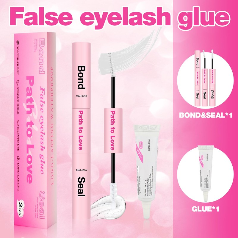 Professional Lash Cluster Glue Kit – 150H Strong Hold Bond