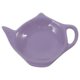 Alipis Tea Bag Saucer Table Coasters Snack Dish Tea Bag Organizer Snack Bowl Tea Storage Holder Kitchen Tea Bag Holder Sauce Dish Ceramic Tea Bag Coaster Dipping Dishes Purple Ceramics