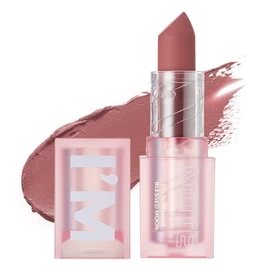 BLESSED MOON I'm Mute Lipstick (01 In) Blessed Moon Matte Lip Non-Fading Lipstick Korean Cosmetics Cute Moisturizing Non-Drying Semi-Matte Gift Present