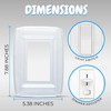 OhLectric Wall Shield - Unbreakable Plastic Wall shield - Single