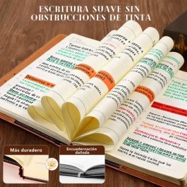 Agenda De Cuero Con Candado Diario Personal 150 Hojas calco                                                                                           