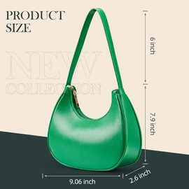 Shoulder Bags for Women Mini Clutch Purse with Zipper Closure,Classic Cute Hobo Tote Handbag