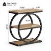 LITTLE TREE 3-Tier End Table, Side Table with Storage Shelves,