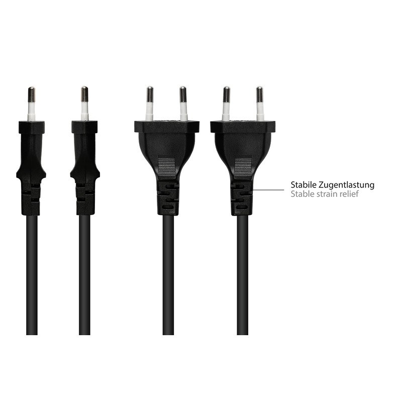 Good Connections Euro Power Cable 1.5 m Euro Plug Type