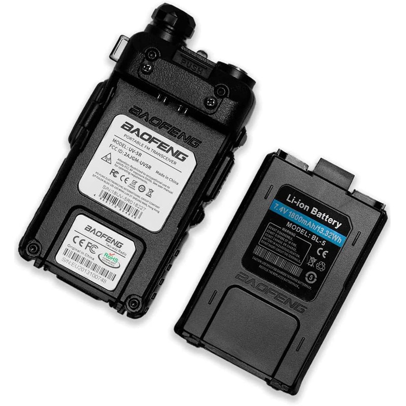 Baofeng UV-5R Two Way Radio Dual Band 144-148/420-450Mhz Walkie Talkie