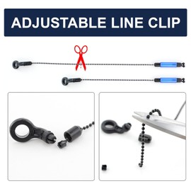 LFCFBH 2 PCS Bobbins Carp Fishing, Light Bite Indicators fo Carp Fishing, Bite Alarm Bobbins for Night