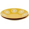 Mino Pottery Moco 145 Plate, Yellow, Set of 2 (φ14.7