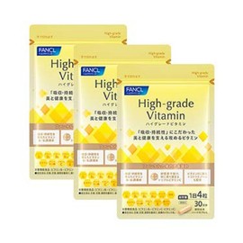 FANCL High-Grade Vitamin, 90-Day Supply (30-Day Supply x 3 Bags), Nutritional Functional Food, Supplement (Vitamin B1, Vitamin C, Vitamin E)