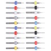 20Pcs Micro Drill Bit Set Alloy Circuit Board Mini Fixed