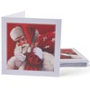 Traditional Christmas Cards Two Assorted Designs Santa Sack & Santa