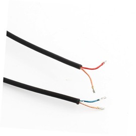 OSALADI 2pcs Black Earphone Cable Volume Control Function Semi-Finished Headphone Wire Compatible and Devices TPE Material for Enhanced Sound Quality