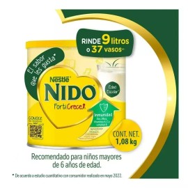 Nido Nestle Nido Leche Forticrece Powder 1.08 kg x 2