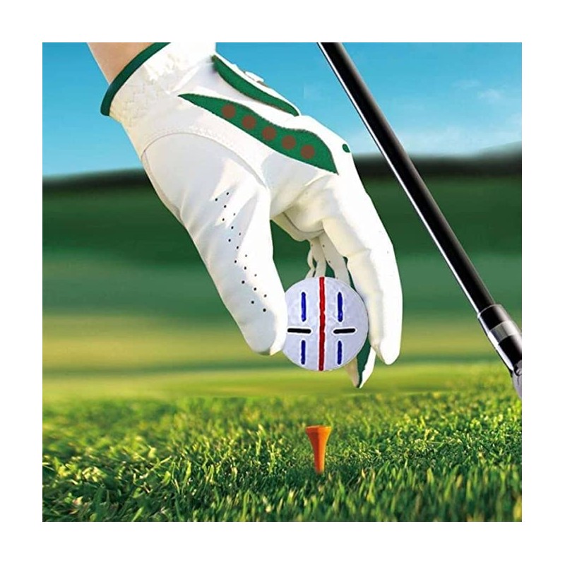4Pcs Golf Ball Line Drawing Marker,Golf Ball Line Marker,Golf Ball