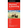 Rand McNally Easy to Read: Montana, Wyoming State Map