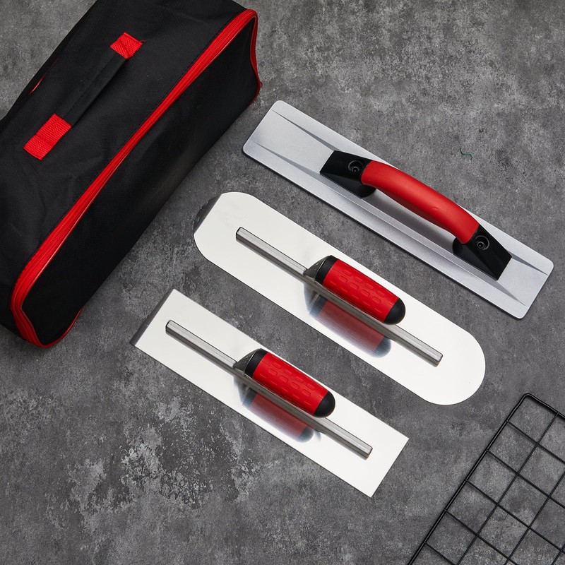 4 Pcs Concrete Hand Tools Set Includes Cement Magnesium Hand