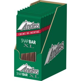 ANDES Mints Crème De Menthe Snap bar Xl Chocolate bar, 12Count