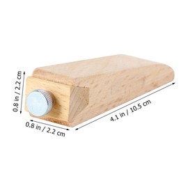 iplusmile Sanding Block for Wood - Wood Sanding Board Sandpaper Holder - Adjustable Screw & Flexible Sanding Tool, 2 x 4.1" Sandpaper Holder Polishing Tool
